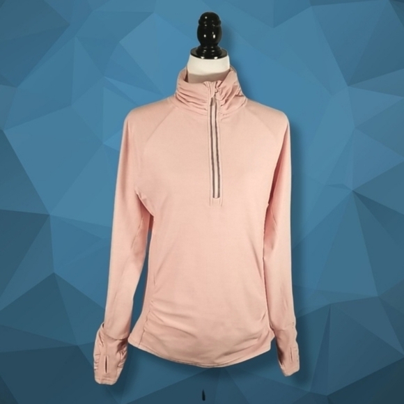 Skechers Women's Top Size L 1/4 Zip Turtle Neck Fleece Lined Performance - Picture 1 of 8